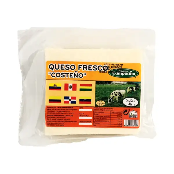 QUESO COSTEÑO CAMPESINO MB 300g Cx30