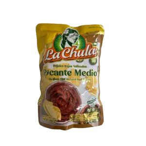 Frijoles Rojos Volteados Picantes La Chula 400g - Imagen 2