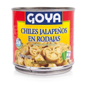 GOYA Rodajas de chiles jalapeños en lata 312gr - Imagen 1