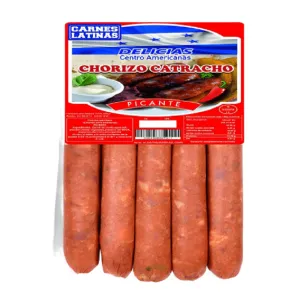 CHORIZO CATRACHO PICANTE DELICIAS 5 U 480g - Imagen 1
