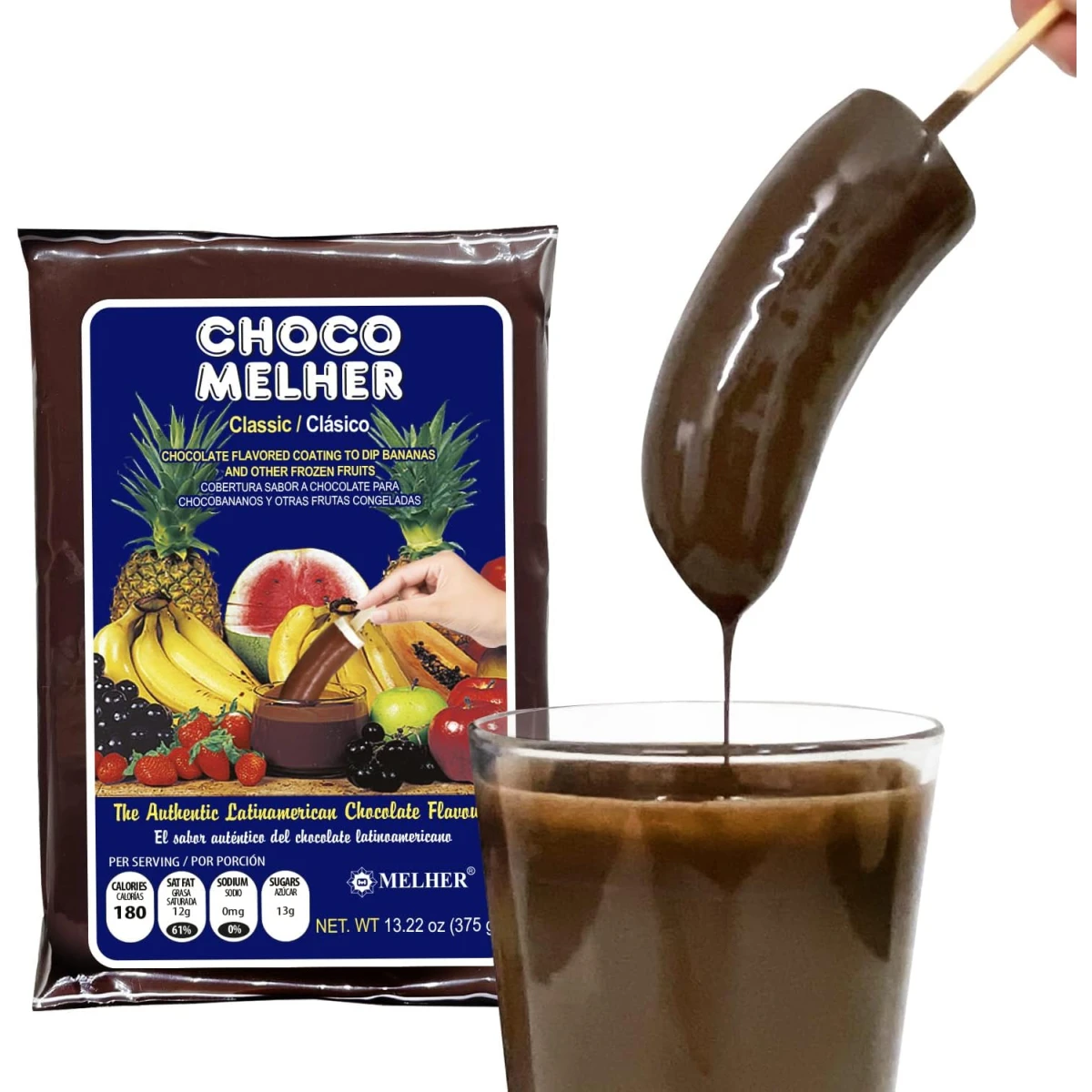 COBERTURA CHOCOLATE CHOCOMERHER 300g Cx24