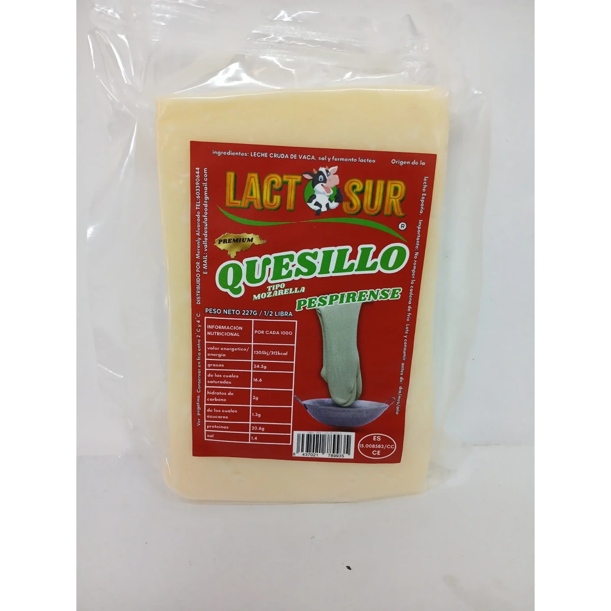 Quesillo Lactosur  454gr X20