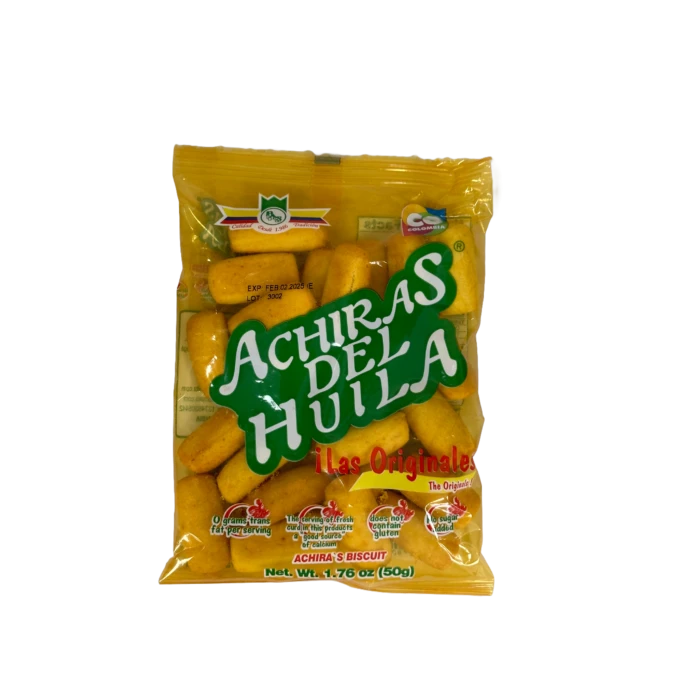 ACHIRAS DEL HUILA MEDIANA 50g x6Und 