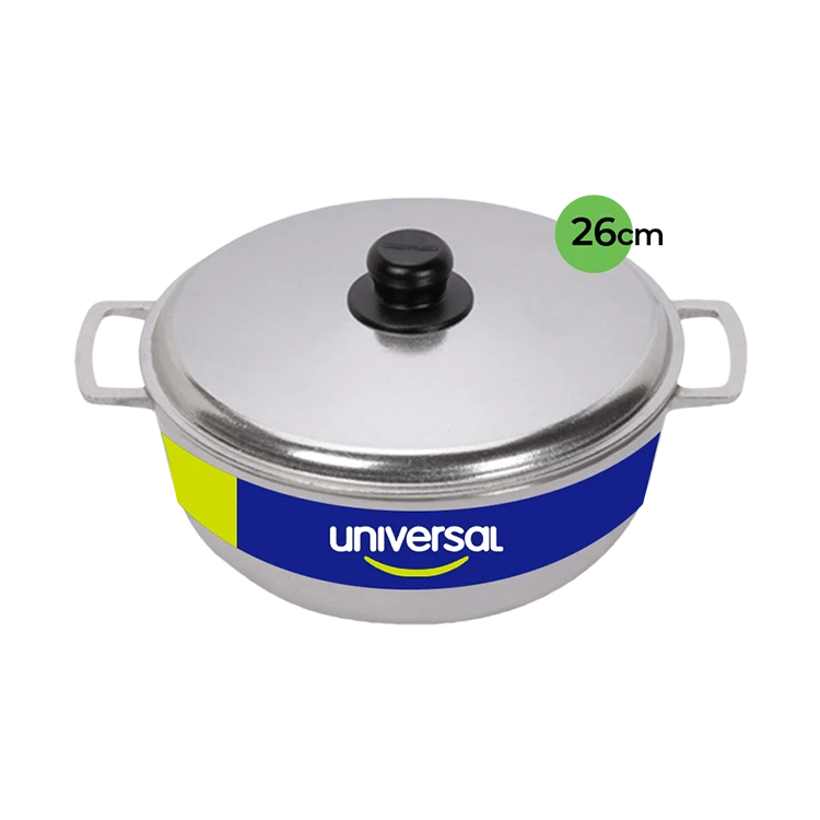 CALDERO FUNDIDO UNIVERSAL 26cm Cx6 