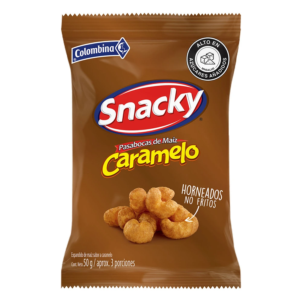 CARAMELO 50G COLOMBINA (SNACKY)