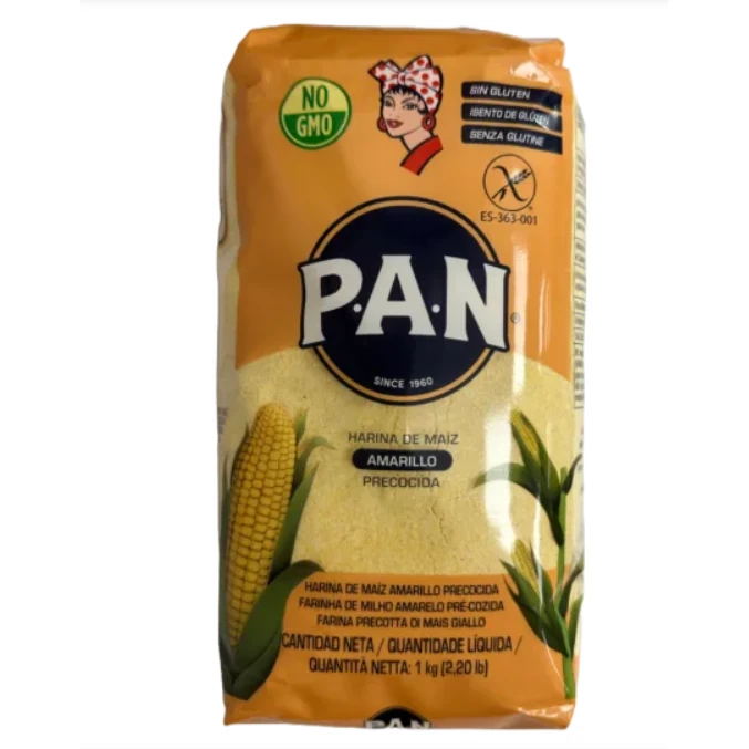 Harina de maíz amarillo PAN 1 kg