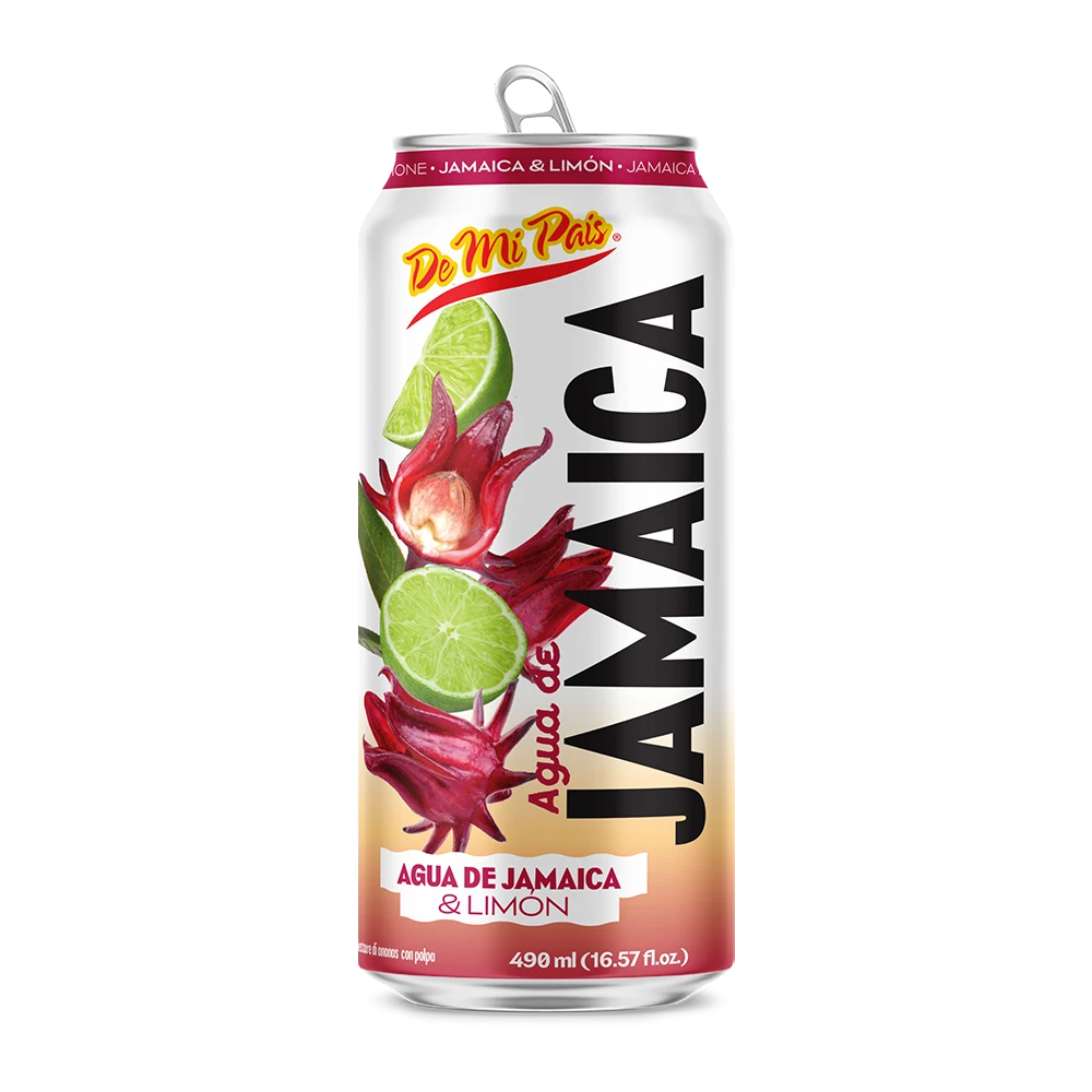 JUGO JAMAICA DE MI PAIS LATA 24 X500 ML