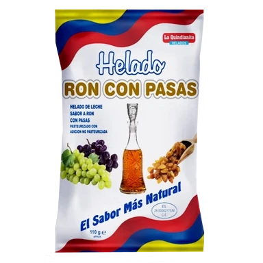 HELADO RON CON PASAS CX100