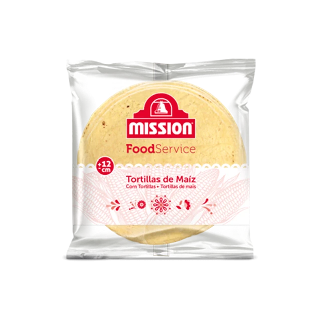 TORTILLA MAIZ AMARILLO 12 cm Paquete 18 ud, MISSION