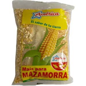 MAZAMORRA AMARILLA AMERICA 500g Cx24 - Imagen 1